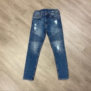 Boy’s H&M skinny moto jeans size 8/9